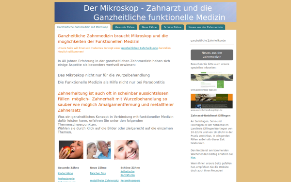www.mikroskopzahnarzt.de