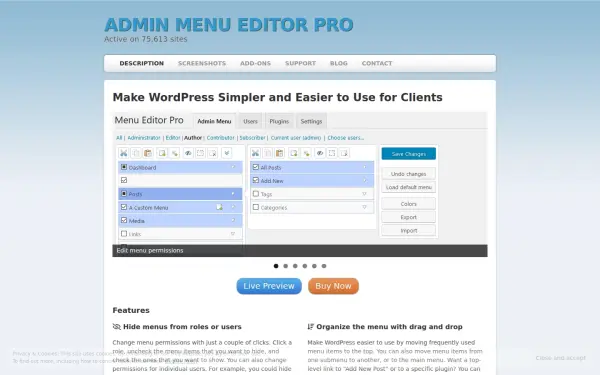 adminmenueditor.com