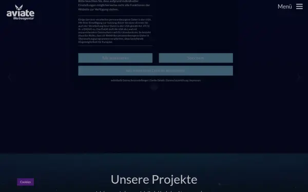 www.aviate-werbeagentur.de