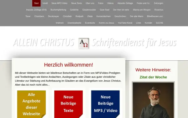 www.allein-christus.at