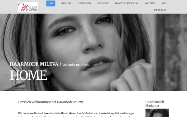 www.haarmode-mileva.de