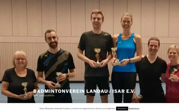 badmintonverein-landau.de