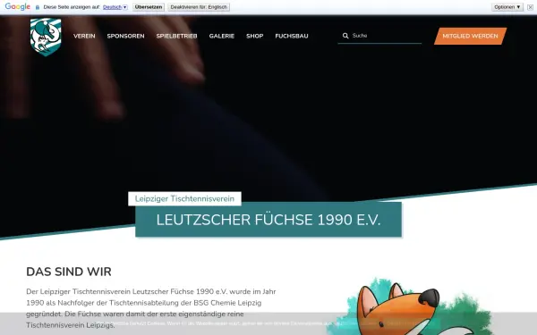 www.leutzscher-fuechse.de