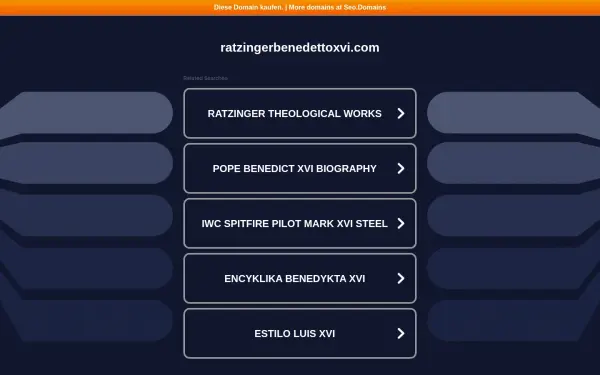 ww38.ratzingerbenedettoxvi.com