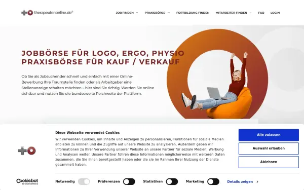www.therapeutenonline.de