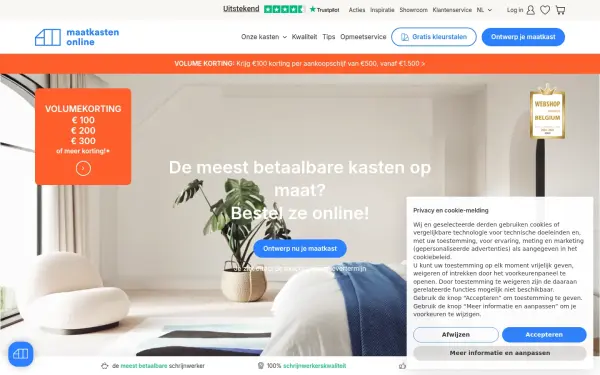 www.maatkastenonline.be