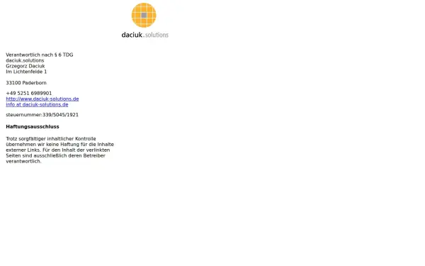 daciuk-solutions.de