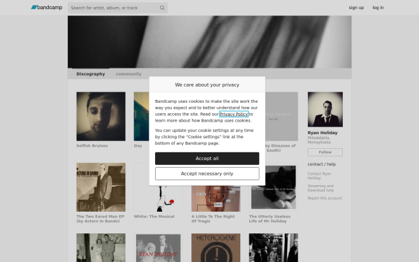 ryanholiday.bandcamp.com