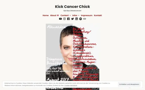 kick-cancer-chick.com