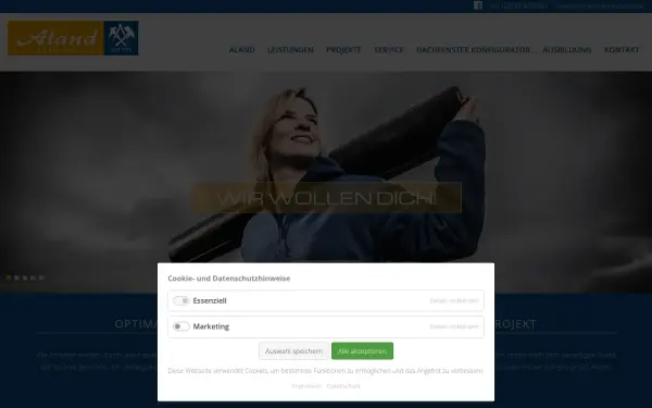 www.aland-bedachungen.de