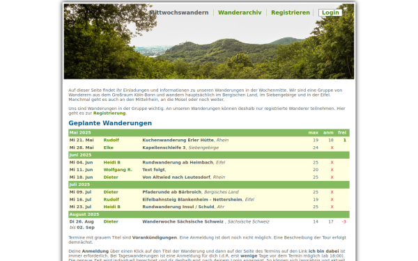 mittwochswandern.de