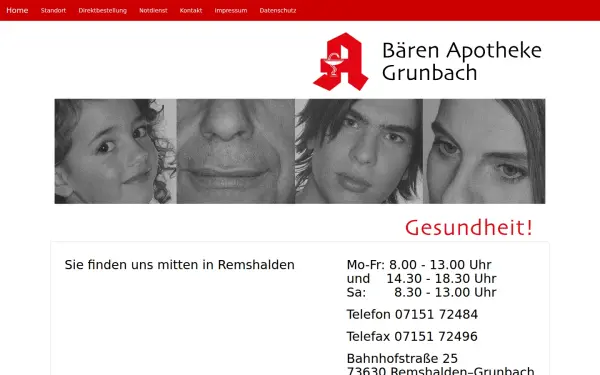 www.baeren-apotheke-grunbach.de