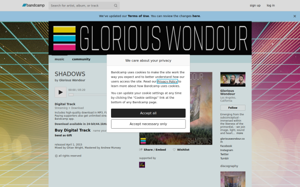 gloriouswondour.bandcamp.com