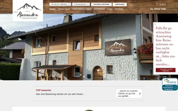 www.alexandra-ferienwohnungen.de