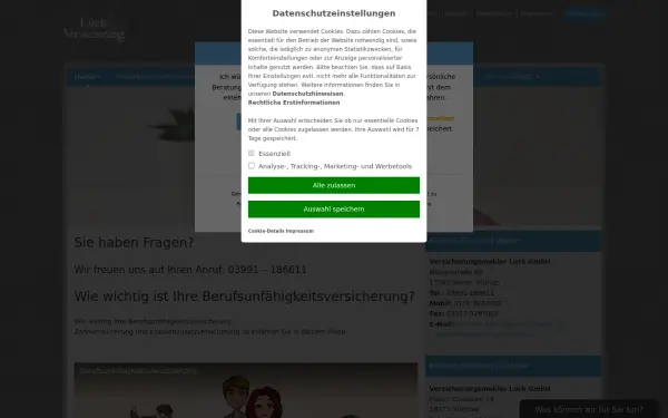 www.lueck-versicherung.de