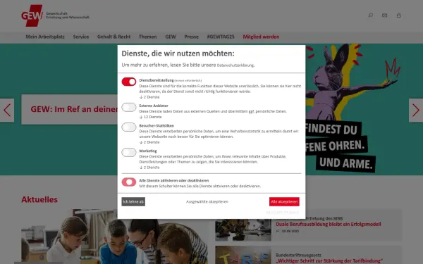 www.gew.de