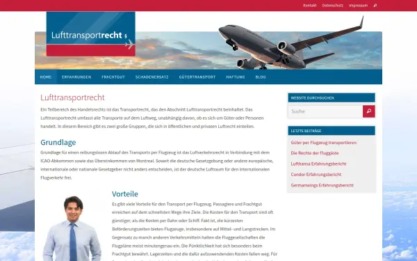www.lufttransportrecht.de