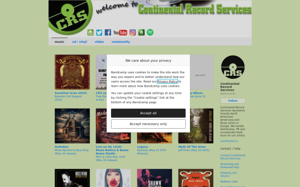 continentalrecordservices.bandcamp.com