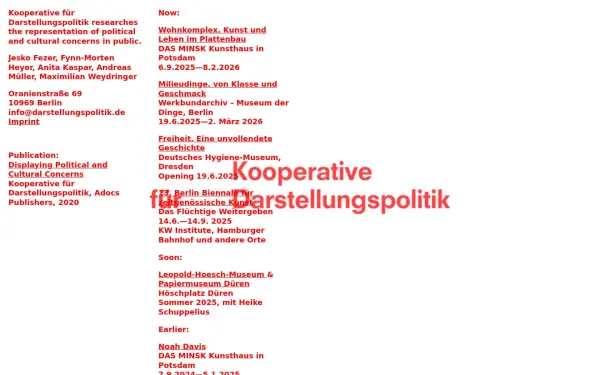 darstellungspolitik.de