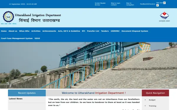 uttarakhandirrigation.com