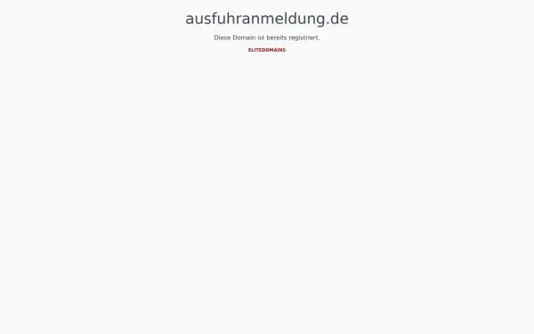 ausfuhranmeldung.de