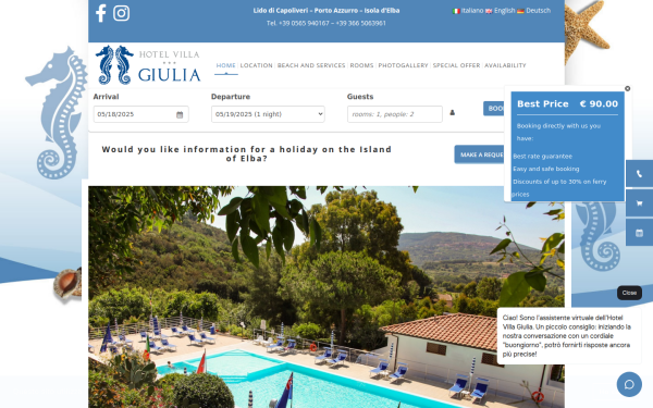www.villagiuliahotel.it