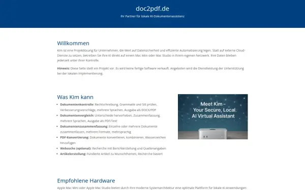 doc2pdf.de