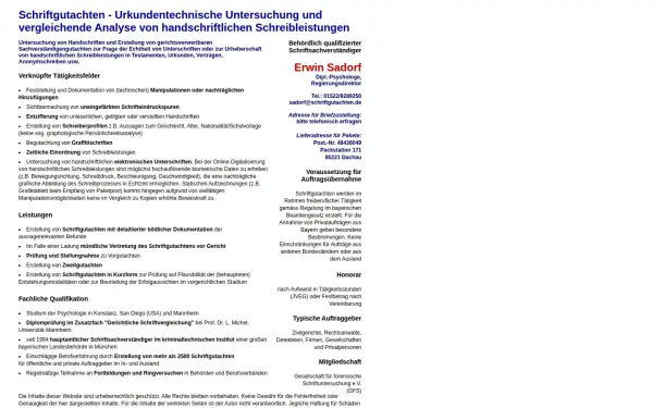schriftgutachten.de