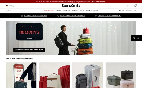 www.samsonite.de