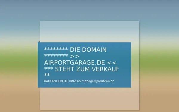 airportgarage.de