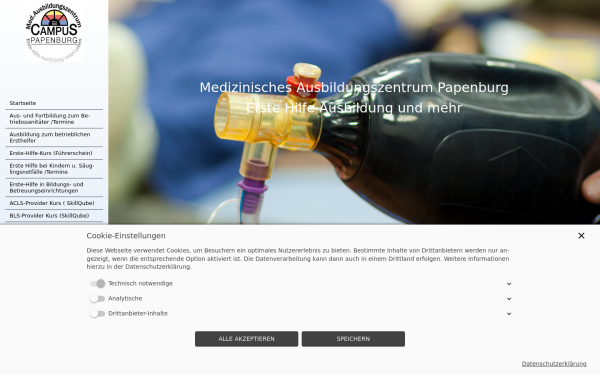 med-ausbildungszentrum-papenburg.de