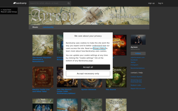 ayreon.bandcamp.com