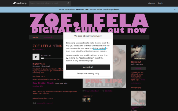 zoeleela.bandcamp.com