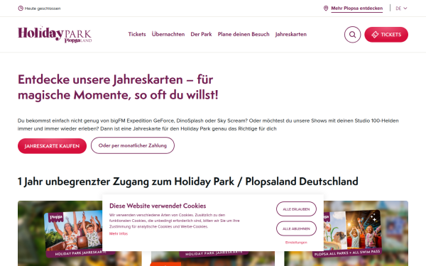 holidayparkjahreskarte.de