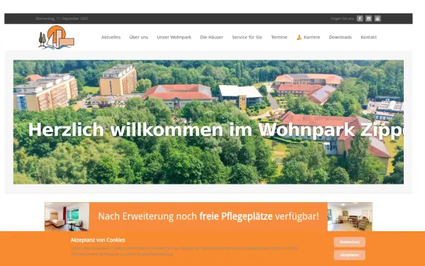 www.wohnparkzippendorf.de