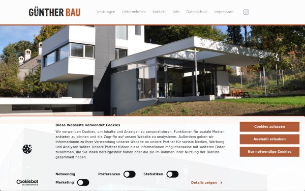 www.bauunternehmen-guenther.de