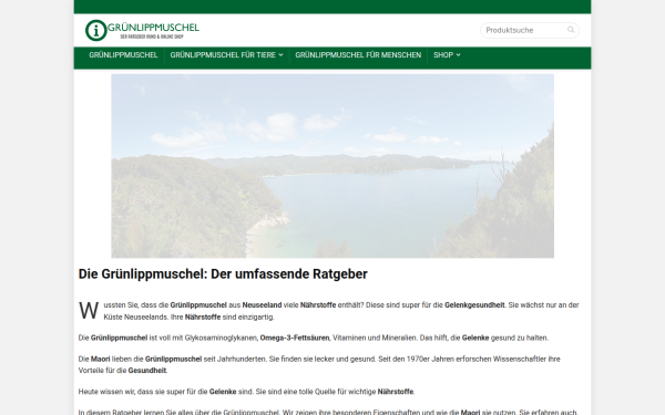 gruenlippmuschel.de