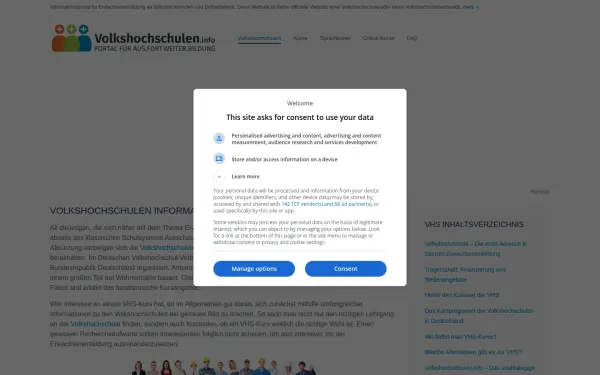 www.volkshochschulen.info