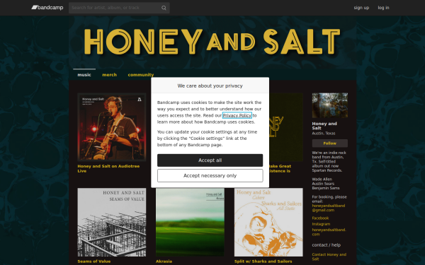 honeyandsalt.bandcamp.com
