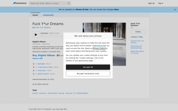 fuckyourdreams.bandcamp.com