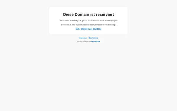 lobbedey.de