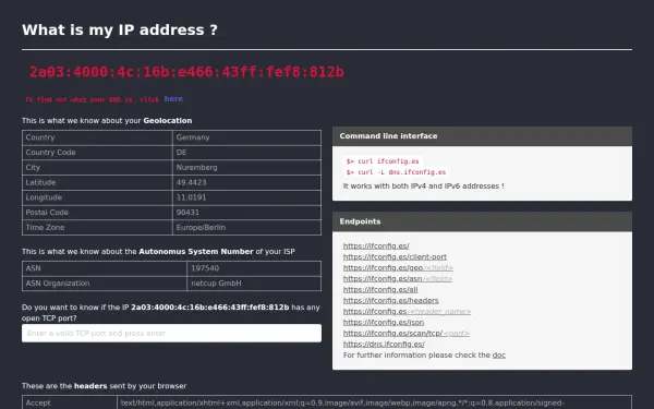 ifconfig.es