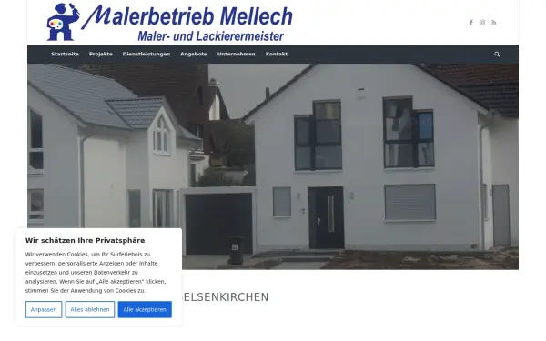www.malerbetriebmellech.de