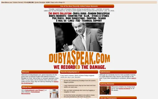 www.dubyaspeak.com