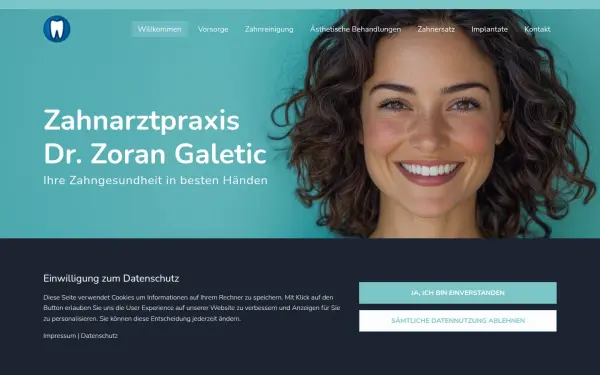 www.zahnarzt-galetic.de