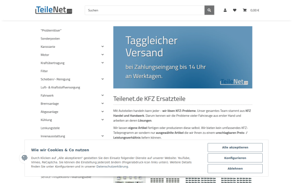 www.teilenet.de