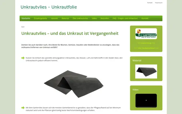 unkrautvlies.de
