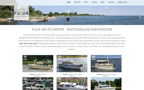 www.puur-yachtcharter.de