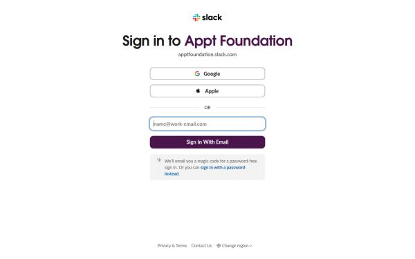 apptfoundation.slack.com