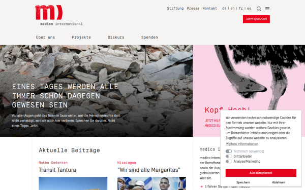 www.medico.de